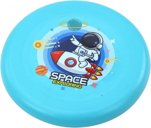 Leteči disk Frisbee Kozmonavt Moder 20 cm