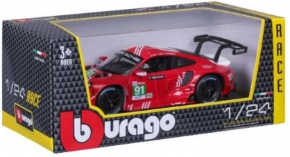 Kovinski model avtomobila Bburago Porsche 911 RSR LM 2020 v merilu 1:24