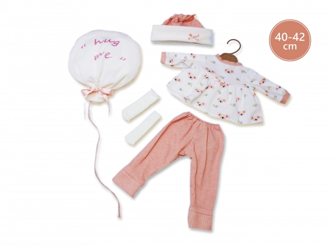 Llorens M740-96 oblačilca za dojenčka punčko NEW BORN velikosti 40-42 cm