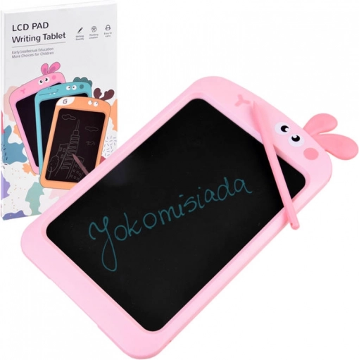 Otroška LCD grafična tablica z risalom – Rožnata
