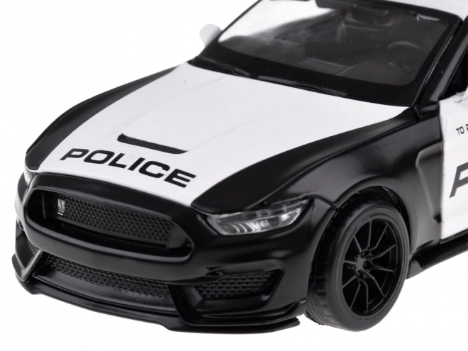 Kovinsko policijski avto Ford Shelby GT350 v merilu 1:32 z učinki svetlobnih signalov
