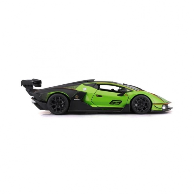 Bburago 1:24 Dirka Lamborghini Essenza SCV12 – Zelena