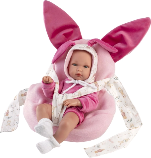 Llorens New Born Punčka – Realistična dojenčkova punčka s celovinilnim telesom 35 cm