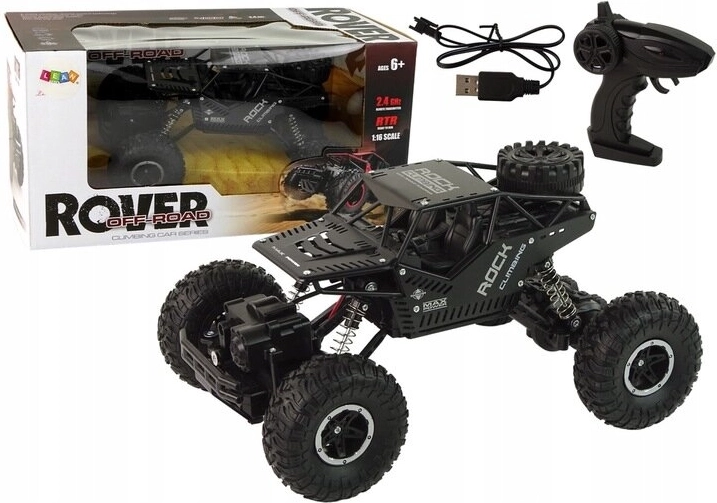 Terensko RC vozilo 4x4 1:16, črno