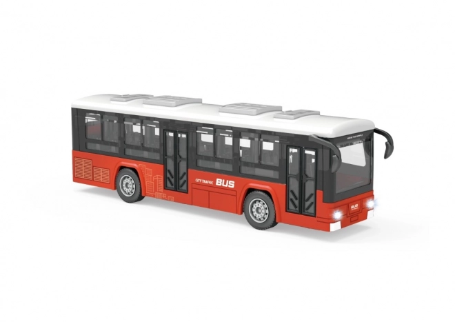 Avtobus z efekti rdeč