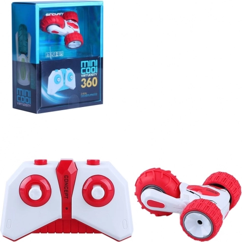Kaskaderski mini RC avto rdeč
