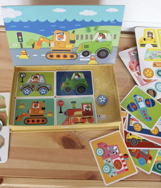 Tooky Toy Magnetna Montessori Omara z 80 Deli