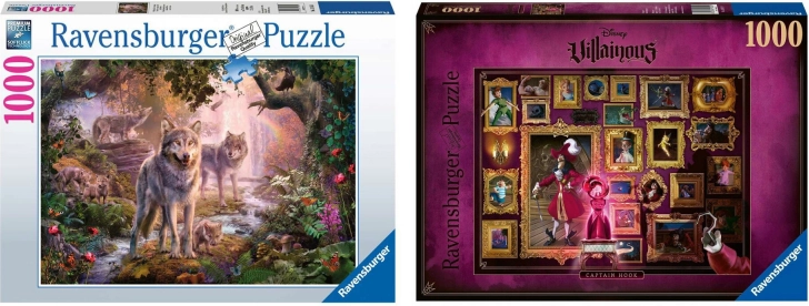 Ravensburger komplet dveh sestavljank 2×1000 kosov