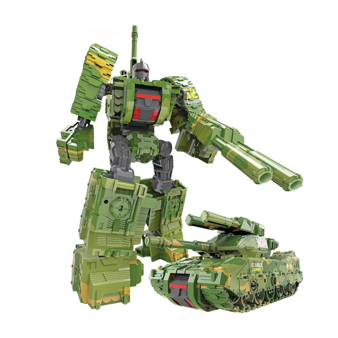 Zložljivi zeleni tank robot