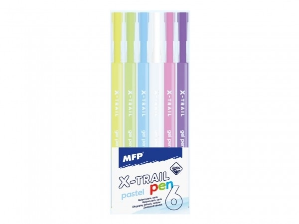 Pastelni gelni svinčniki 6 kos plast v blisterju 6x15x1,5cm