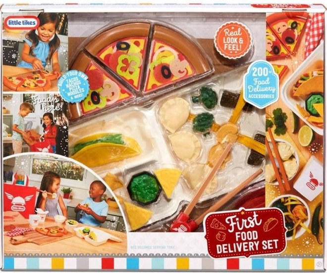 Little Tikes First Food Delivery – mega komplet hrane za s seboj (200 dodatkov)