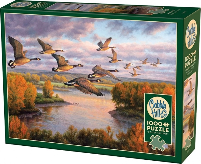 Puzzle Selitev COBBLE HILL 1000 kosov