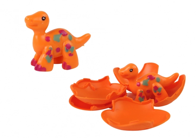 Čarobni pokajoči dinozaver v jajčni lupini 4 barve 6 cm