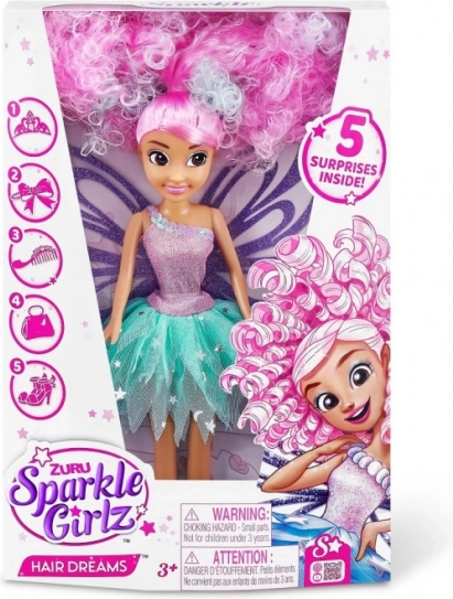 Lutka Sparkle Girlz Vaši sanjski pričeski 26,67 cm