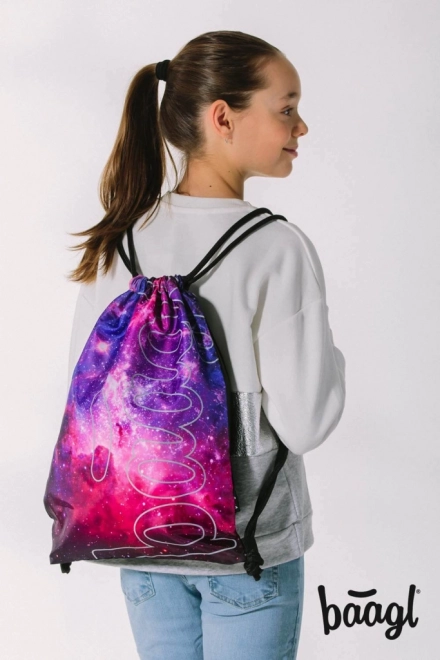 Vrečka BAAGL Skate Galaxy