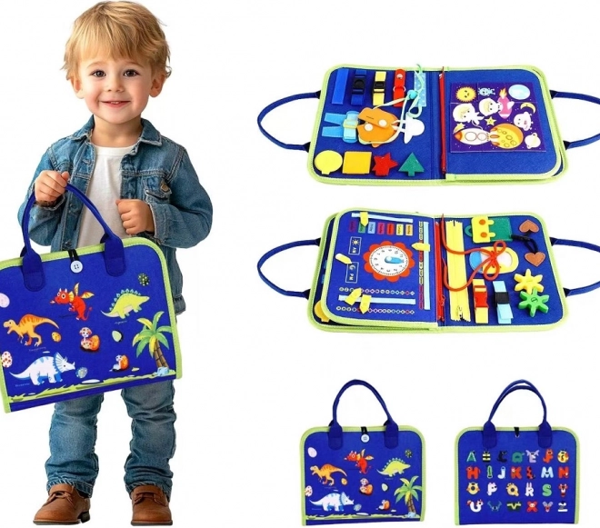 Senzorična busy knjiga Dinozavri 4 – 2Kids Toys