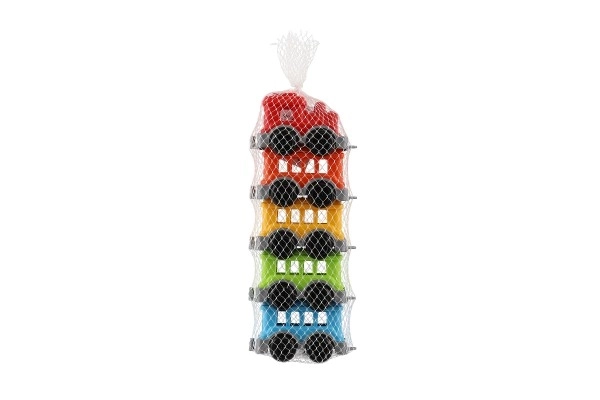 Lokomotiva/Vlak + 4 vagoni plast v mreži 5x24x10cm