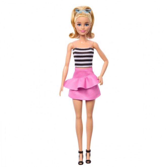 Barbie Fashionistas lutka v črtasti majici