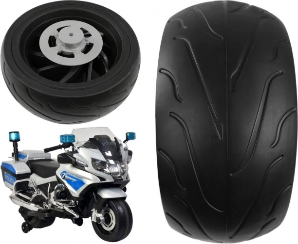 Zadnje kolo za električni motor BMW R1200 iz mehke EVA pene
