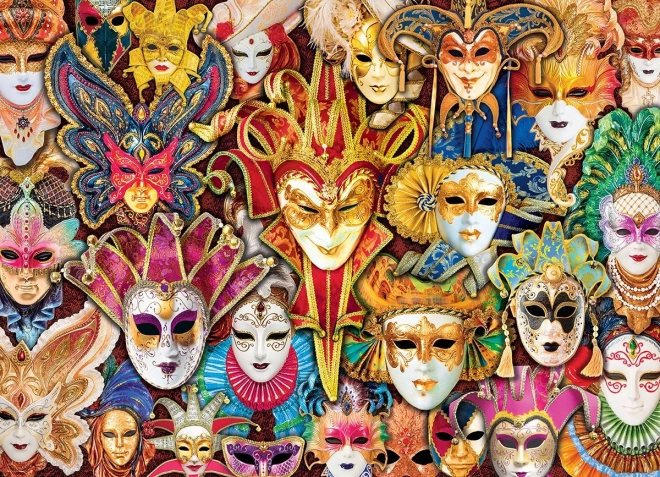 Sestavljanka EUROGRAPHICS beneške maske, 1000 koščkov