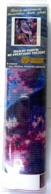 Norimpex diamantno slikanje Nočna ptica 30x40 cm