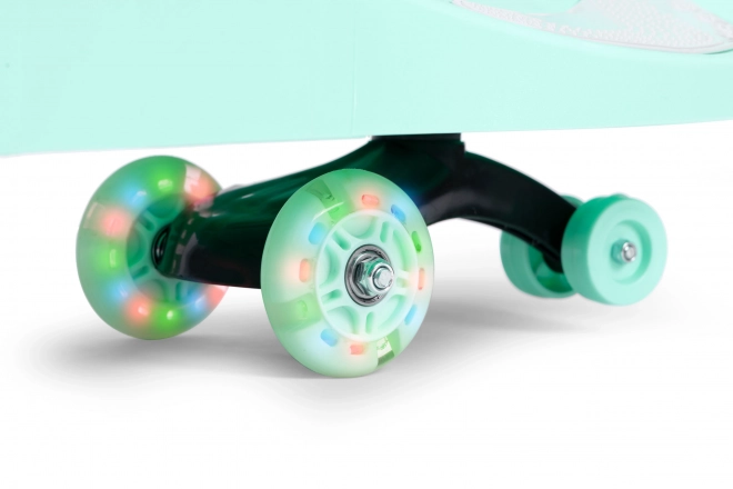 Wiggle Car z osvetljenimi kolesi zelen ECOTOYS