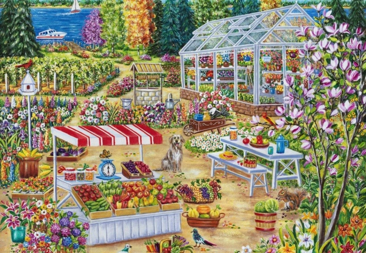 GRAFIKA Puzzle Vrtnarstvo 1000 koščkov