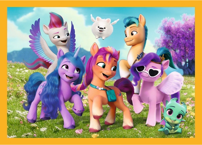 TREFL Sestavljanka My Little Pony: Spoznajte ponije 4v1 (35,48,54,70 kosov)