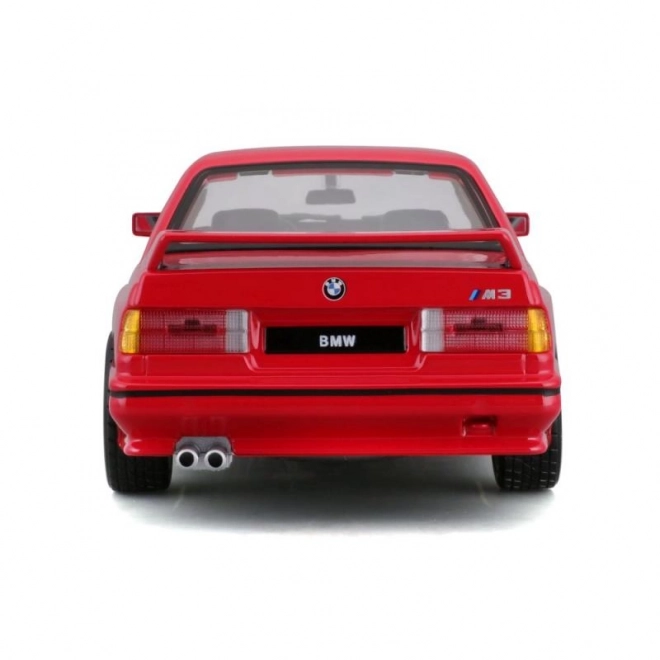 Kovinski avtomobilček BMW 3 Series M3 1988 rdeč