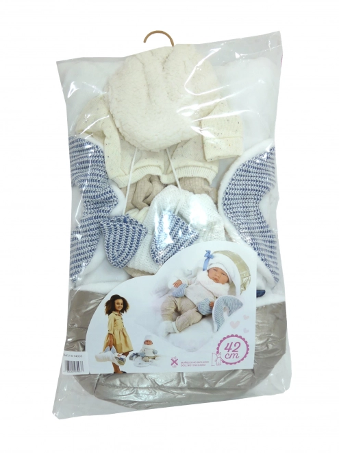 Llorens M740-03 oblačilca za punčko dojenčka NEW BORN velikosti 40-42 cm