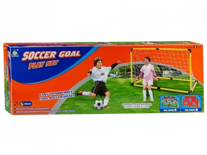 Otroški nogometni gol z mrežo