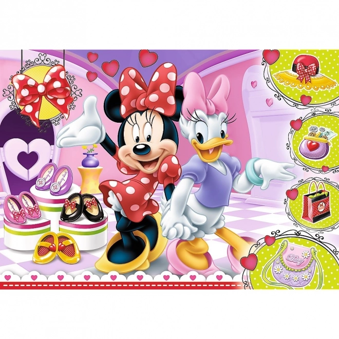 Sestavljanka 100 kosov Minnie in Bleščice