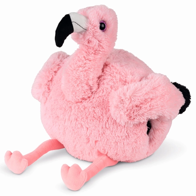 Udoben Noxxiez HW716 Flamingo - ogrevan plišasti vzglavnik 3 v 1