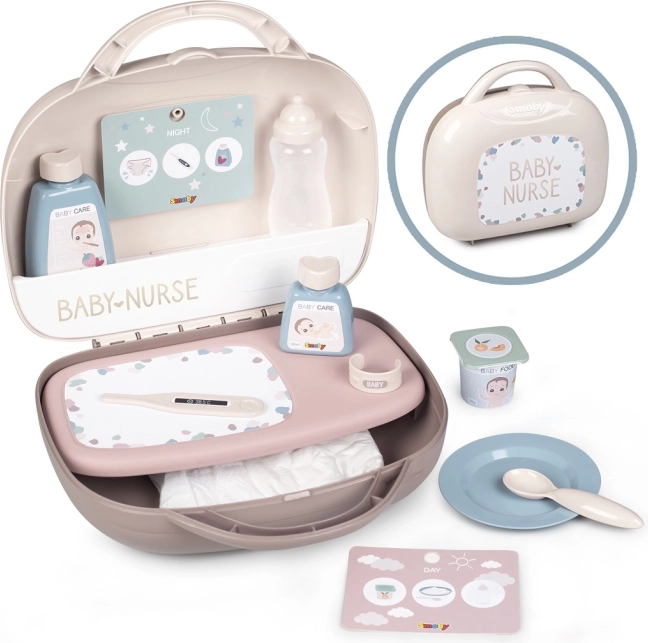 Smoby Baby Nurse potovalni set za punčko