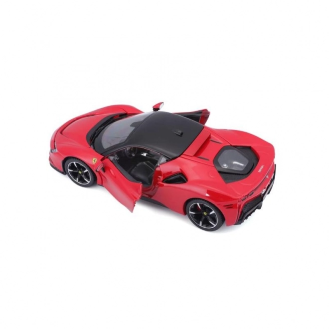 Model avtomobila Ferrari SF90 Stradale rdeč 1:24 Bburago