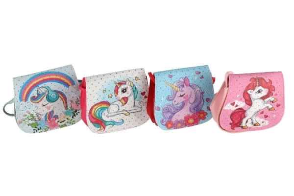 Torbica/torba samorog s kamni plast 4 barve v vrečki 17x15x3cm