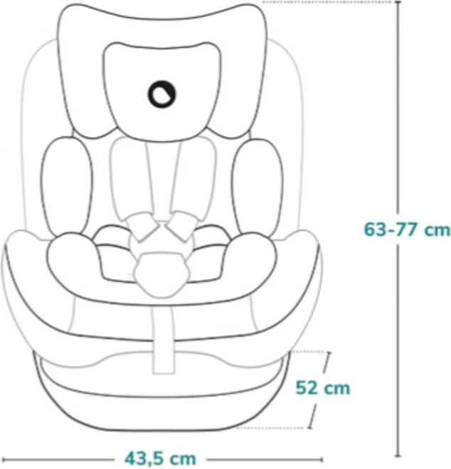 Otroški avtosedež Lionelo Bastiaan One i-Size modra