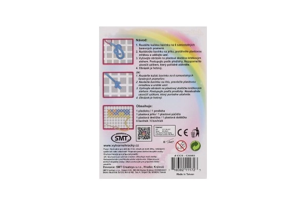 Vezenje s križnim vbodom samorog vezilni okvir 1 predloga 6 preje v blisterju 12,5x18x1cm