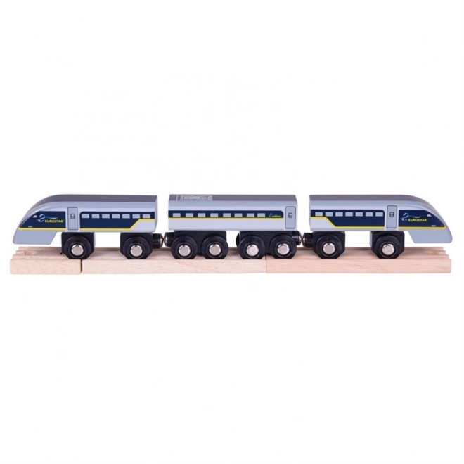 Hitri vlak Eurostar E320 s tračnicami