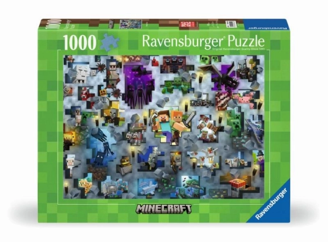 Izziv Puzzle: Minecraft 1000 kosov
