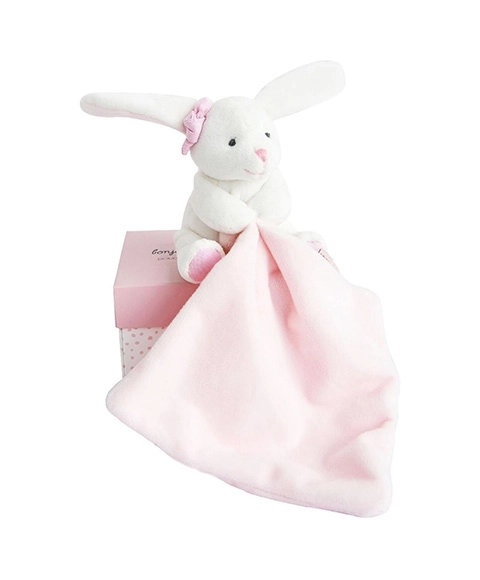 Doudou Zajček z Ninico Roza Darilni Set