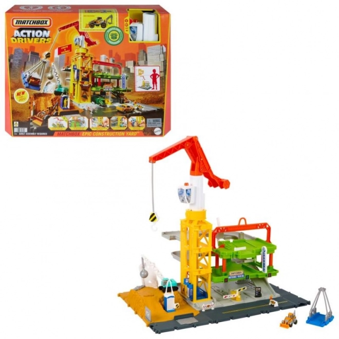 Matchbox Gradbišče s svetlobnimi in zvočnimi efekti