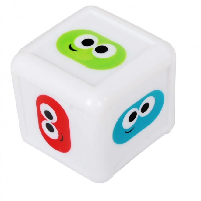 Igra Jenga Junior za otroke 3+ Stolp iz kvadrov + barvne tramovi + kocka