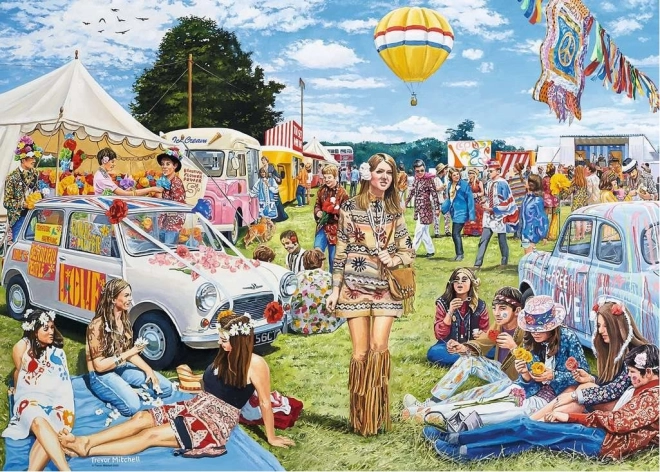 Ravensburger Sestavljanka Festival Cvetočih Otrok 1000 delov