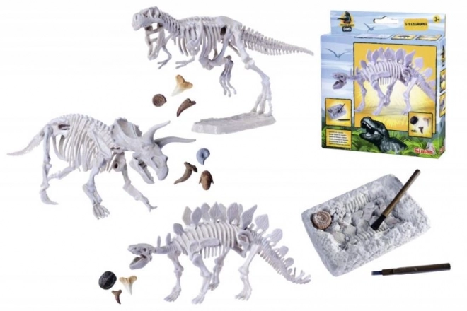 Komplet za izkopavanje in sestavljanje dinozavrskih okostij