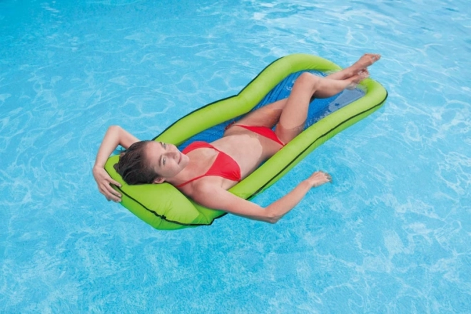 Plažna blazina s hladilno mrežico za plavanje modra INTEX