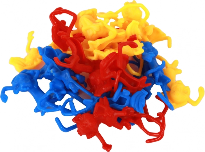 Barvite opičke, ki se zlahka povezujejo s kljukicami