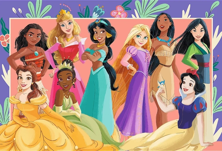 Sestavljanka DISNEY Princeske Prave princeske 160 koščkov