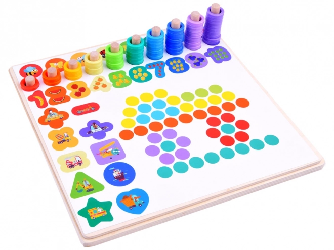 Lesena izobraževalna sestavljanka Matematika