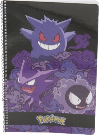 Pokémon blok A4 s spiralno vezavo - Gengar